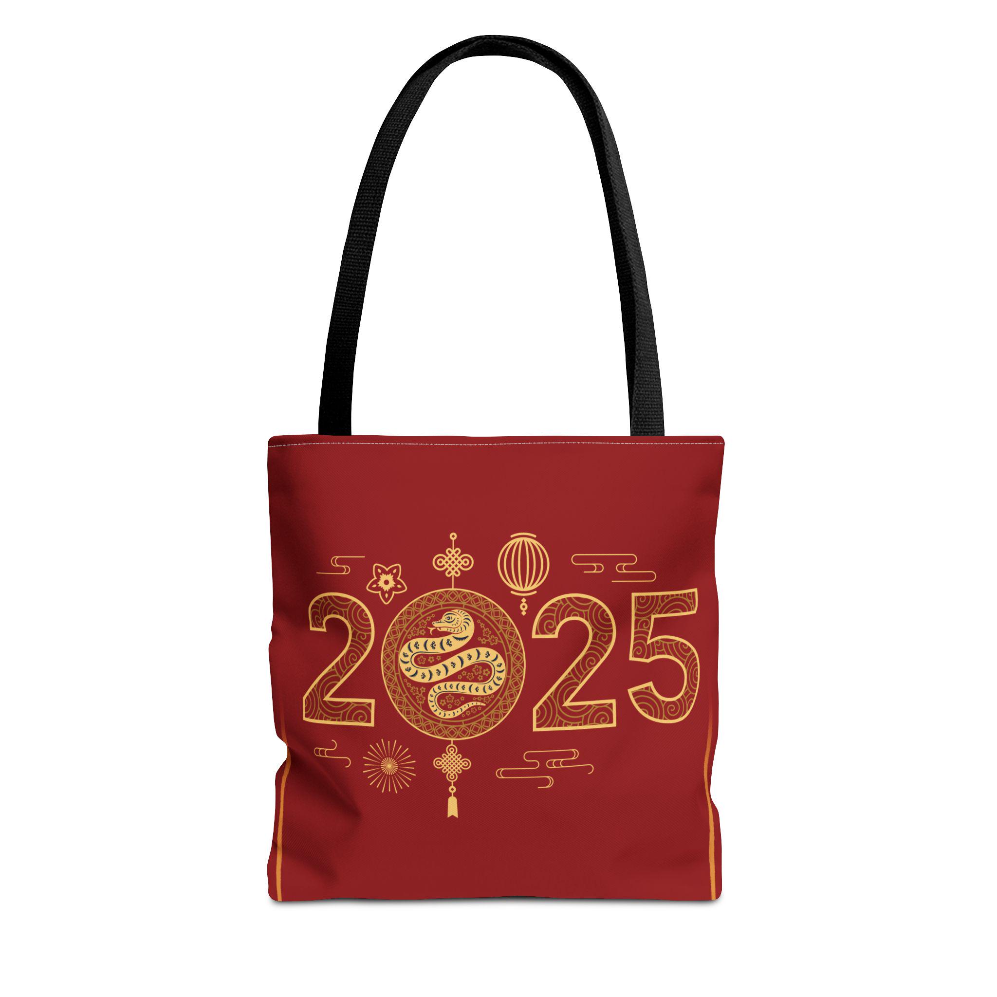 Chinese New Year Snake 2025, Reusable Shopping Bag, Lunar New Year