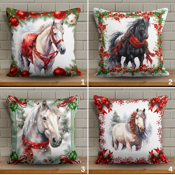 Horse Pillow Cover Etsy