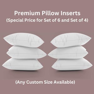 Polyester Throw Pillow Insert - Soft, Any Size Cushion Form