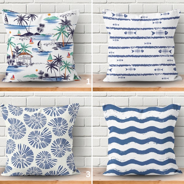 Coastal Pillows Etsy