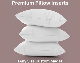 Any Size Pillow Inserts, Pillow Filler with Bead Silicone, Soft Microfiber Cushion Insert, Pillow Form Fill Stuffing