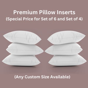 Kisseneinsatz jeder Größe, weiche Polyester-Kissenform, 100% Füllung für Kissen, kundenspezifische Füllung für dekorative Bezüge