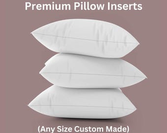 Any Size Pillow Inserts, Pillow Filler with Bead Silicone, Soft Microfiber Cushion Form Fill Stuffing