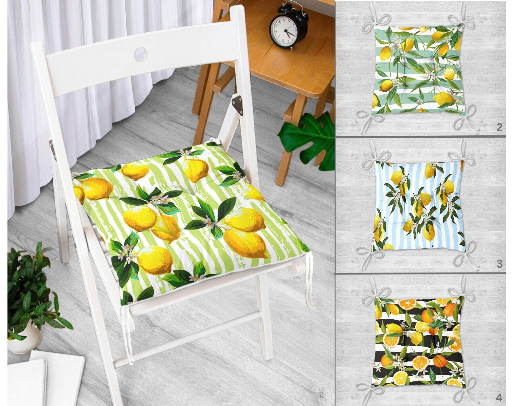 Lemon chair cushions sale