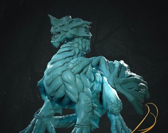 Young Blue Dragon stl