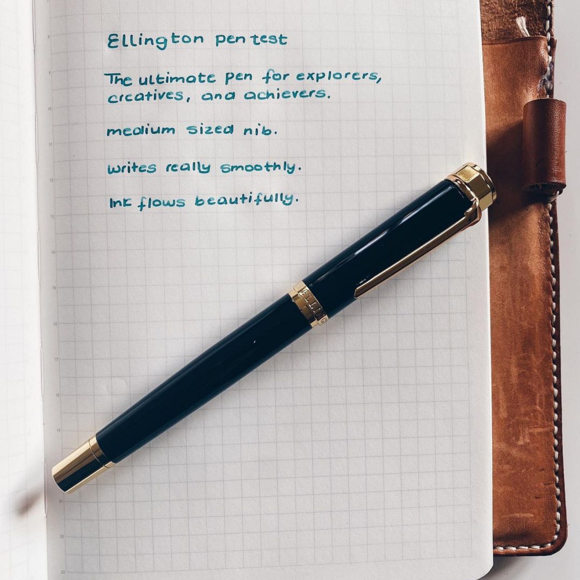 Ellington Pens Noble Heritage Luxury Fountain Pen 3 Smooth Nib Size