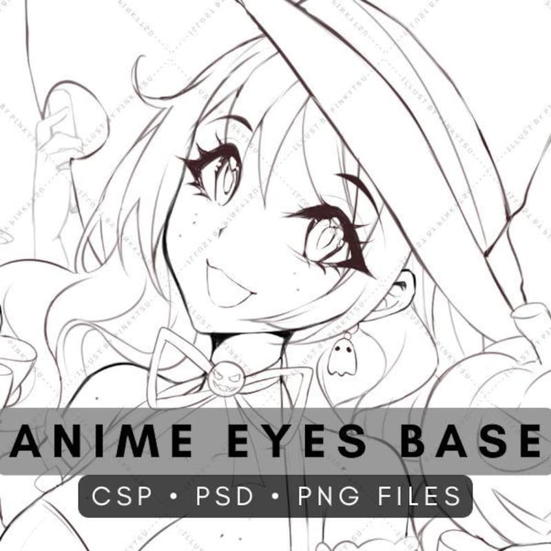 Simple Eye Base Anime Eyes Base - Etsy
