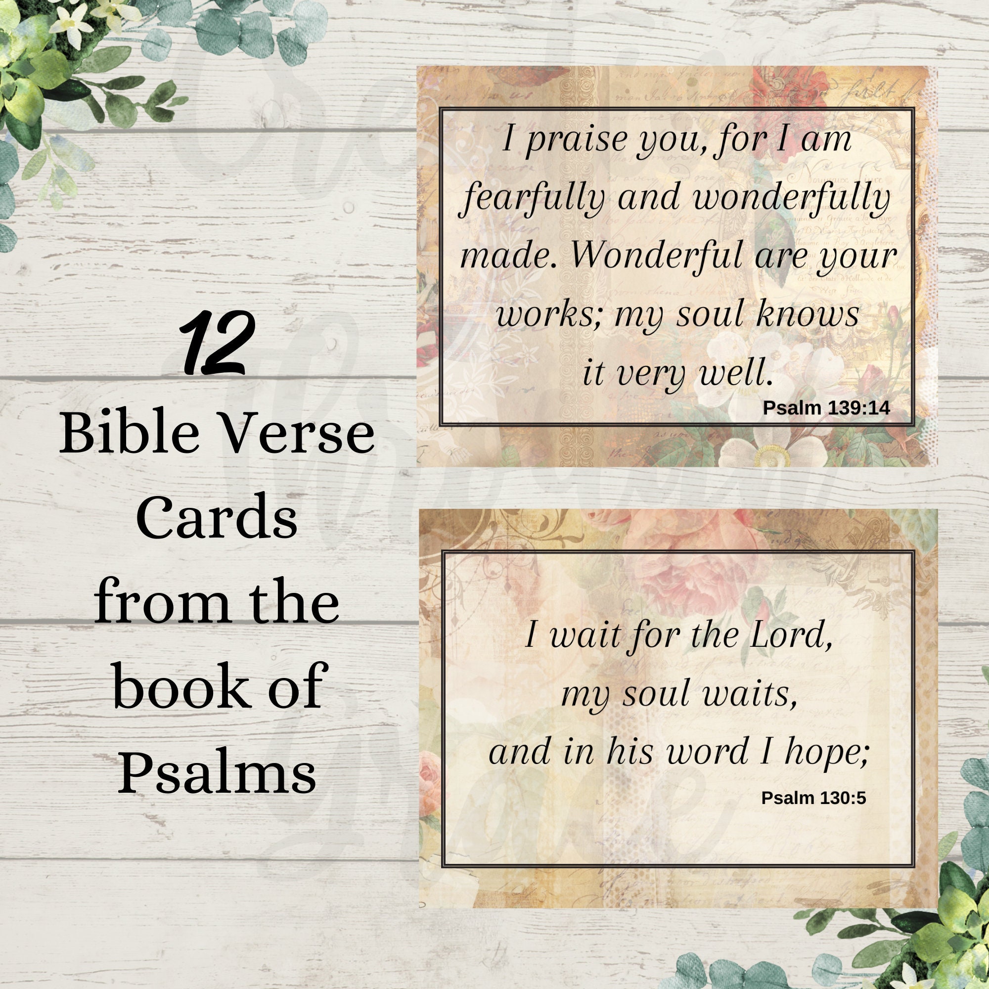 printable-bible-verse-cards-12-vintage-floral-psalms-scripture-cards-bible-memory-verse-christian-encouragement-bible-gifts-etsy for Free Printable Book Of Psalms Printable Bible Verse Cards, 12 Vintage Floral Psalms Scripture Cards, Bible Memory Verse, Christian Encouragement, Bible Gifts - Etsy for Free Printable Book Of Psalms