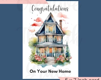 Biglietto di auguri per la nuova casa, biglietto di congratulazioni