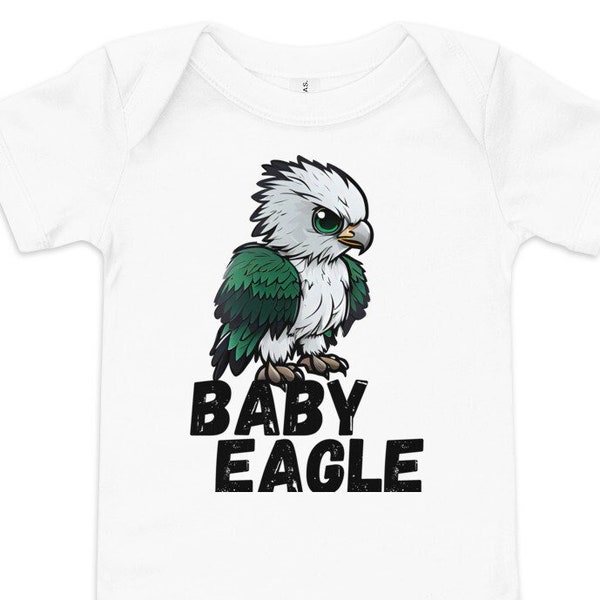 Baby Eagle short sleeve one piece bodysuit