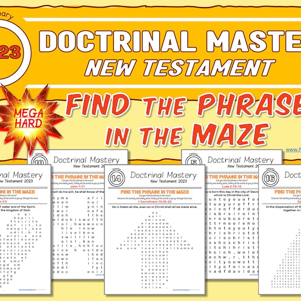 Printable Lds Scripture Stickers - Etsy