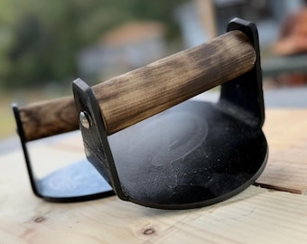 Handmade Steel Burger Press