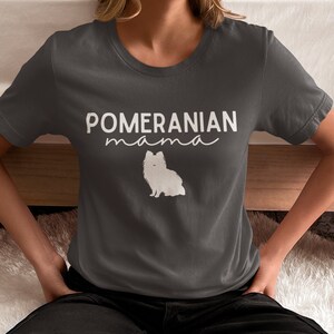 Pomeranian Mama T-Shirt | Dog Mom Tee, Pet Lover Gift
