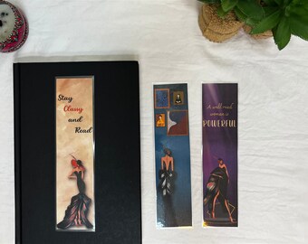 Set of 3 Classy Women Bookmarks, Printable Bookmarks, Bookmarks for Women, Girls Bookmarks, Bookmarks, Book Lover Gifts, Book Accessories