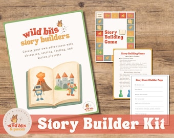 Storytelling Kit: Creative Writing Prompts, Character & Setting Cards (Digital Download)