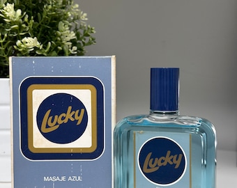 LUCKY MASAJE AZUL Mas S.A Vintage After Shave für Männer 100 ml Spritzer
