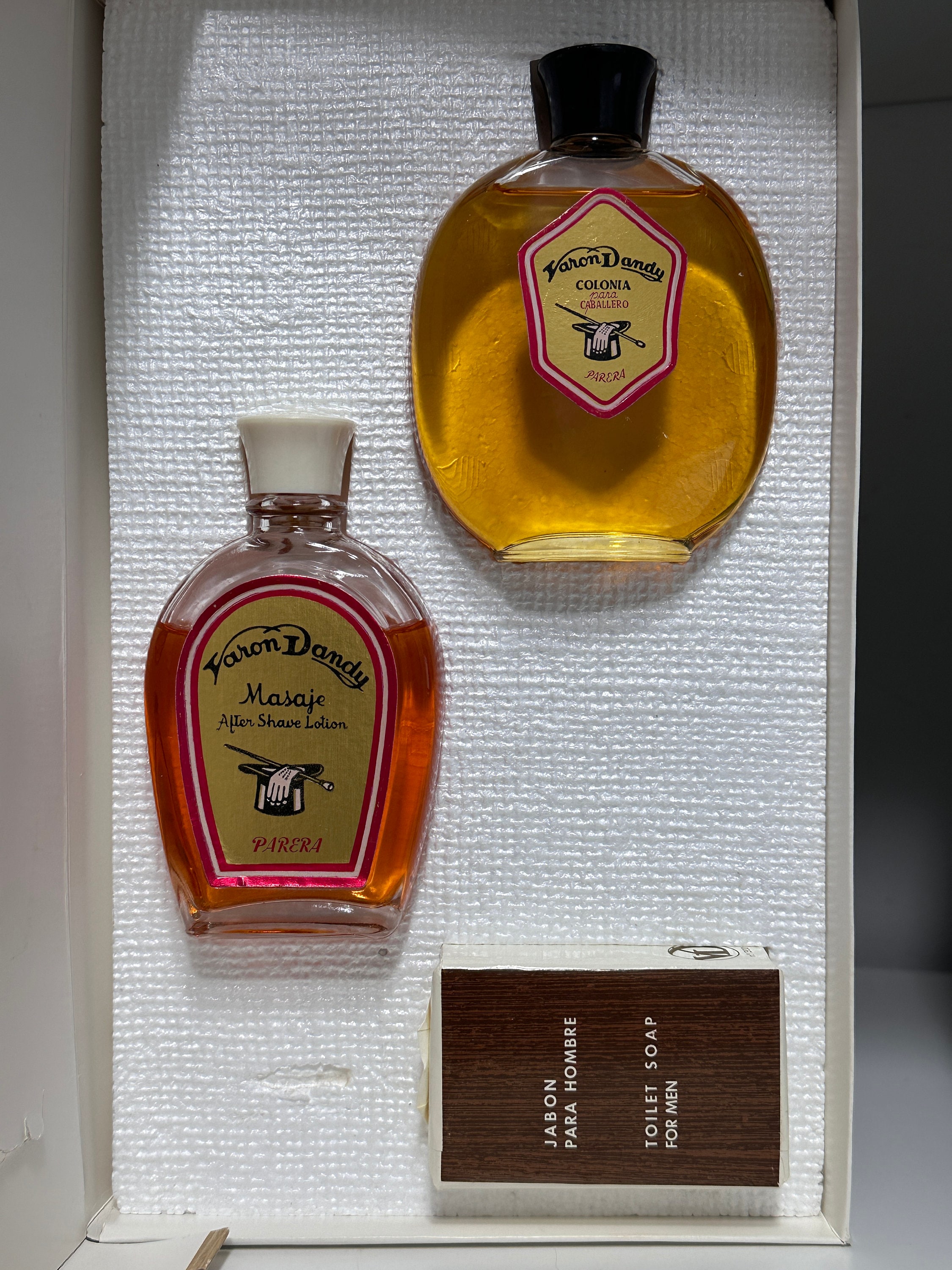 VARON DANDY PARERA Eau De Cologne, Aftershave Lotion and Soap