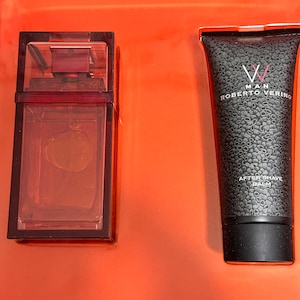 W MAN ROBERTO VERINO Eau de toilette gift set unused 100ml spray + after shave balm