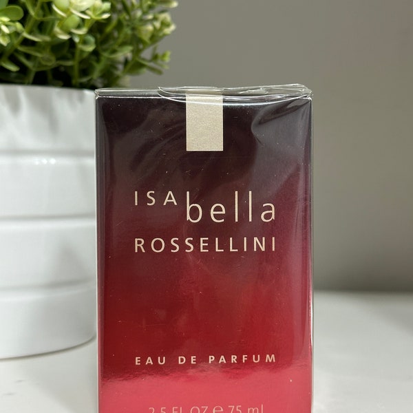 ISABELLA ROSSELLINI Eau de PARFUM sealed 75ml spray little damaged box.