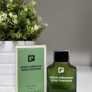 PACO RABANNE Pour Homme Eau de toilette 50ml splash Boite très abîmée
