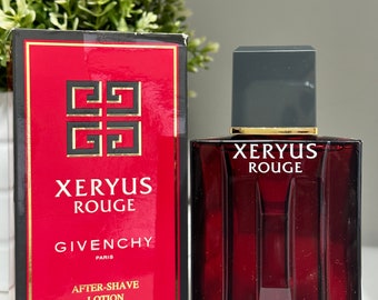 XERYUS ROUGE GIVENCHY after shave lotion new unused 100ml damaged box Vintage - Etsy España