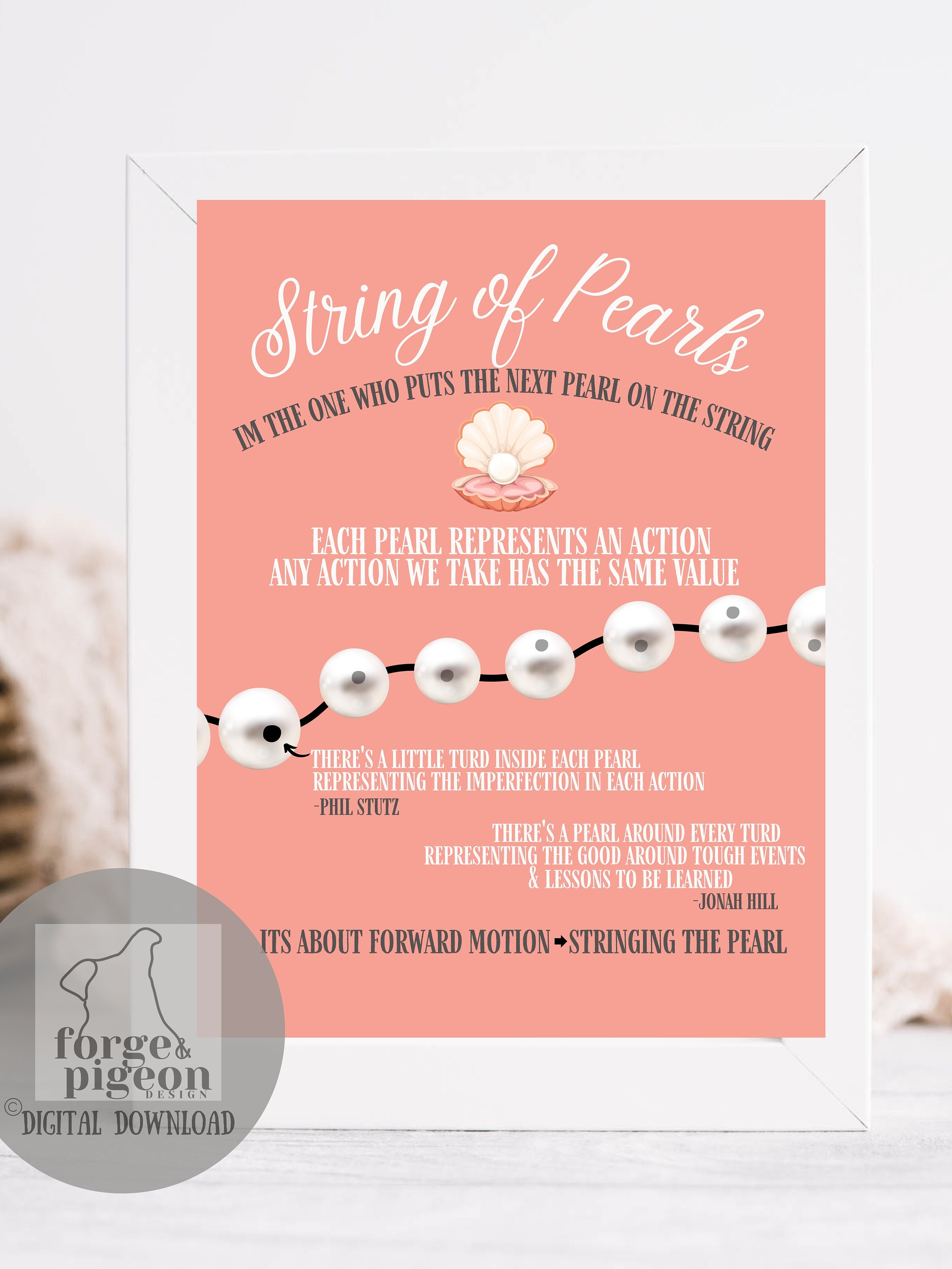 String of Pearls Phil Stutz 3 Designs Etsy