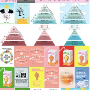 Complete Digital Download collection of Phil Stutz Inspired Designs by Forge & Pigeon Design-