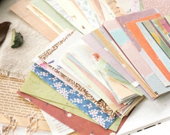 Assorted Collage Paper, Scrapbook Paper, Junk Journal Kit, Ephemera Pack, Craft Paper, Base Paper, Junk Journal Supplies for Scrapbooking