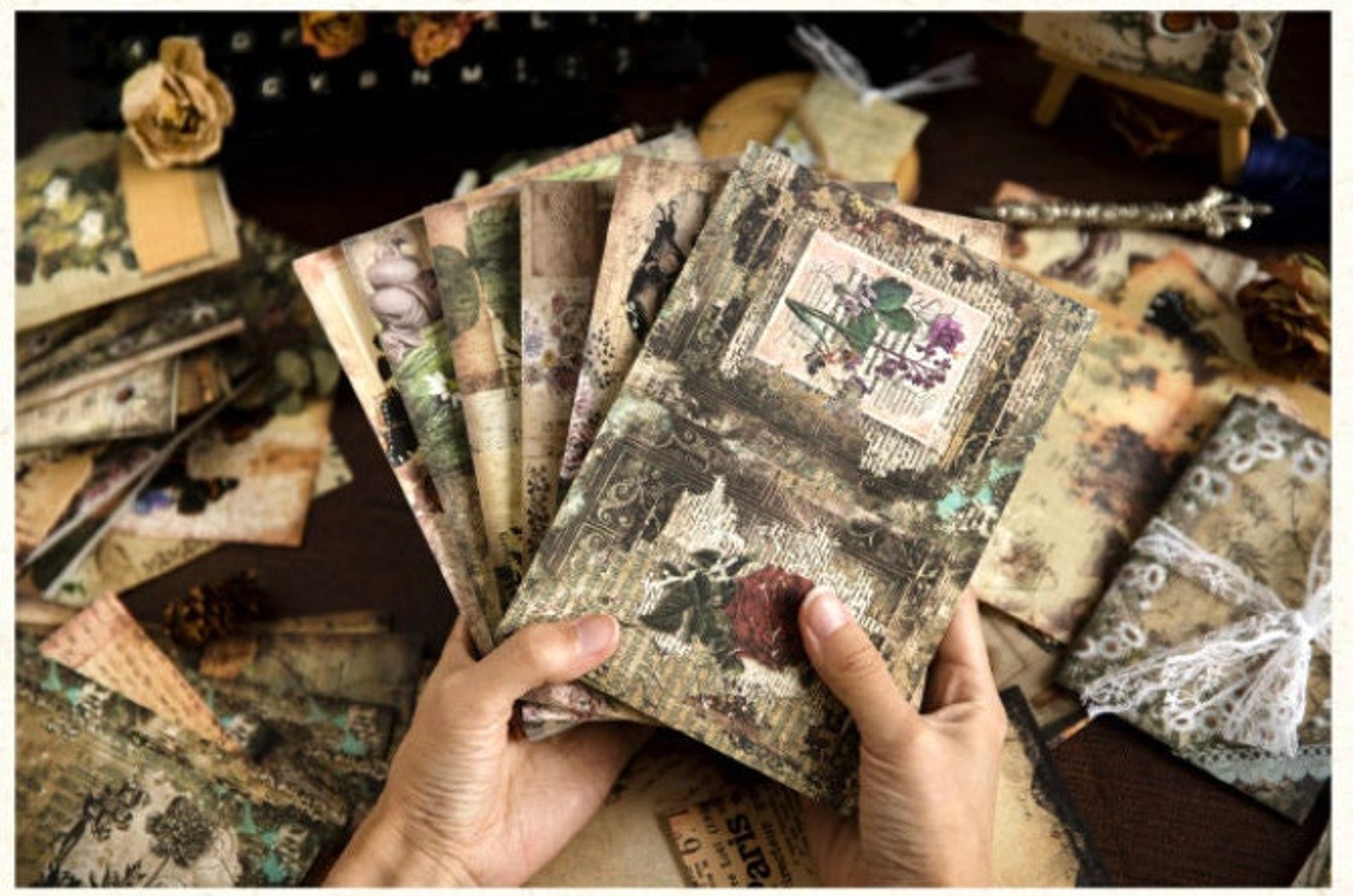 Vintage Style Scrapbook Paper Packs, Collage Paper, Deco Paper, Vintage ...