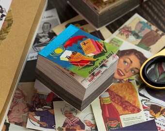 400Pcs Vintage Junk Journal Kit, Collage Paper, Scrapbook Paper, Journaling Paper Book, Deco Paper Pad, Ephemera, Junk Journal Supplies