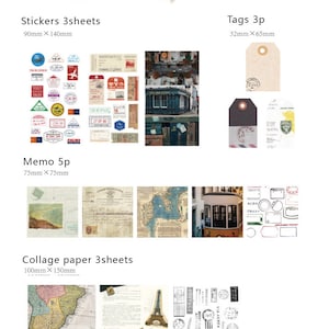 Vintage Style Craft Paper Pack, Scrapbook Paper, Ephemera,stickers ...