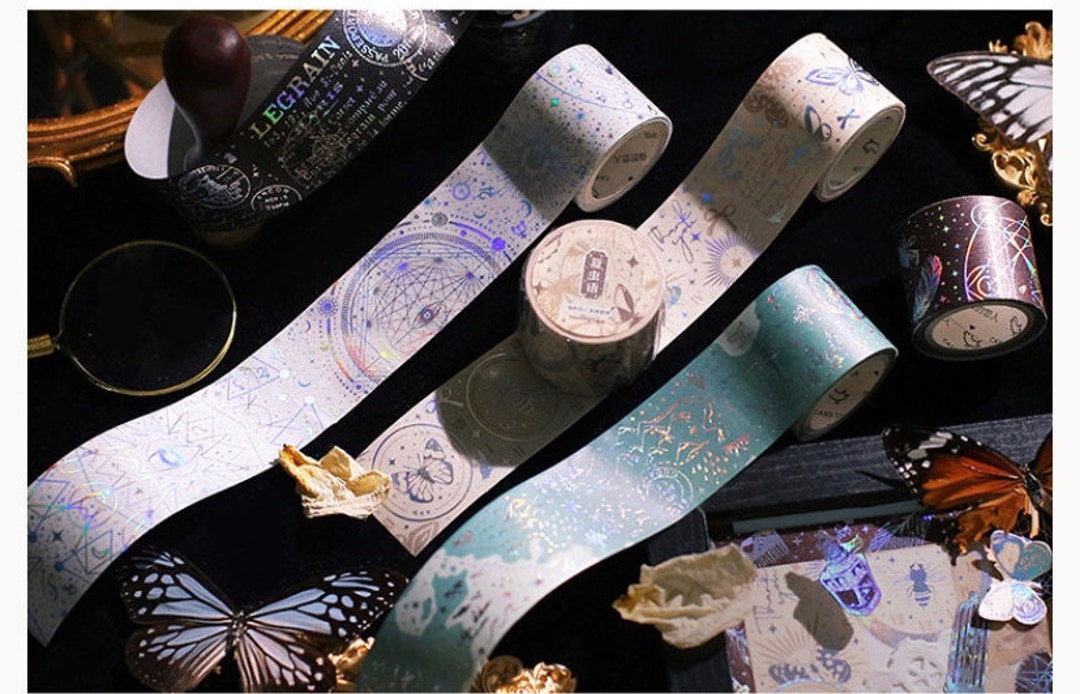 Laser Printing Gold Foil Washi Tape, Masking Tape, Journal Tape