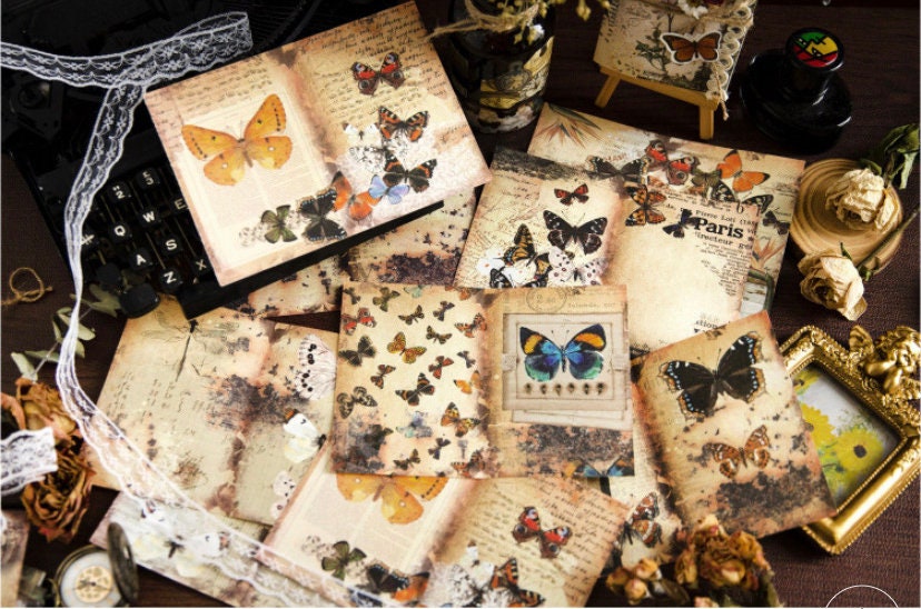 Vintage Style Scrapbook Paper Packs, Collage Paper, Deco Paper, Vintage ...