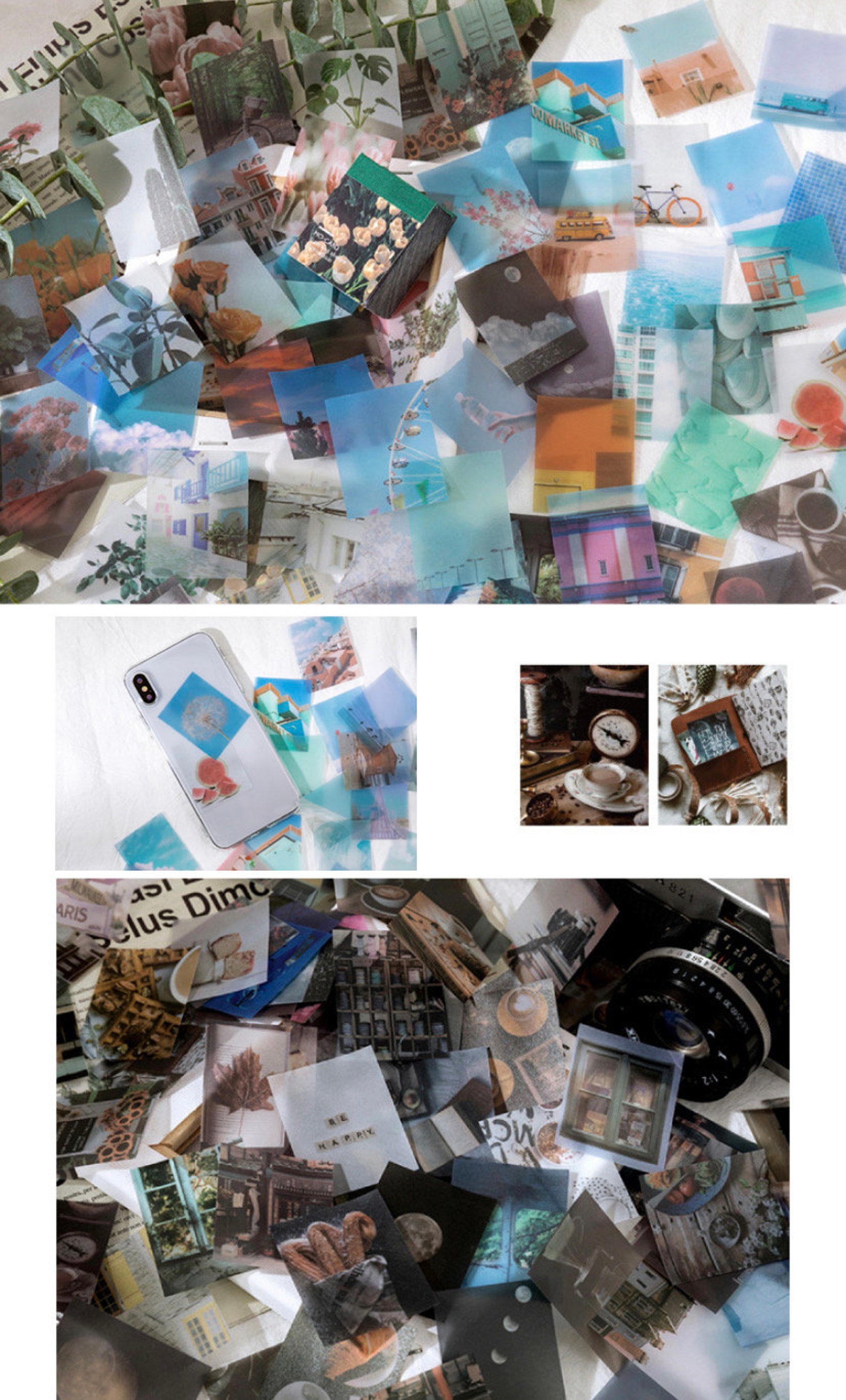 366pcs Junk Journal Kit, Ephemera, Scrapbook Paper Pad, Vintage Style ...