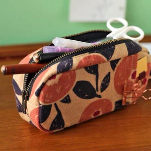 Large Capacity Pencil Case, Cute Cotton Pencil Pouch, Pencil Bag, Makeup Pouch, Pen Case, Catch-all, Zipper Pouch, Gift for Student, Artists