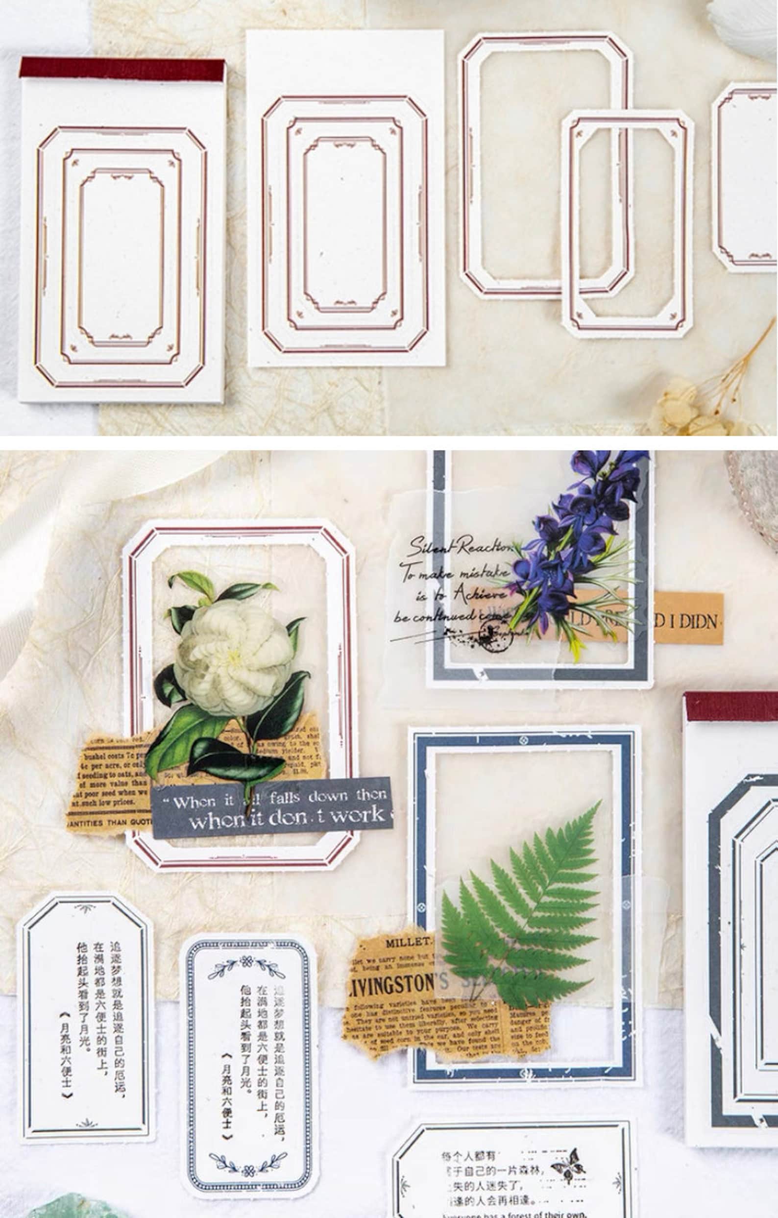 Border Frames, Journal Frames Pad, Paper Frame Sheets, Cut-out Borders ...