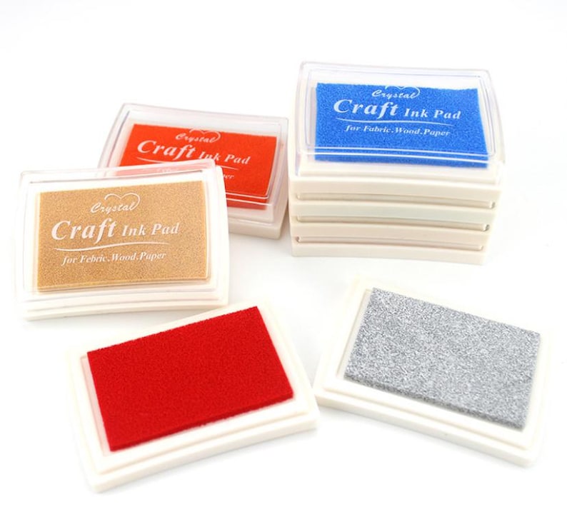 Colorful Ink Set 21 Colors Ink Pads, Ink Sets, Colorful Inks, Gradient Color Inks, Black ...