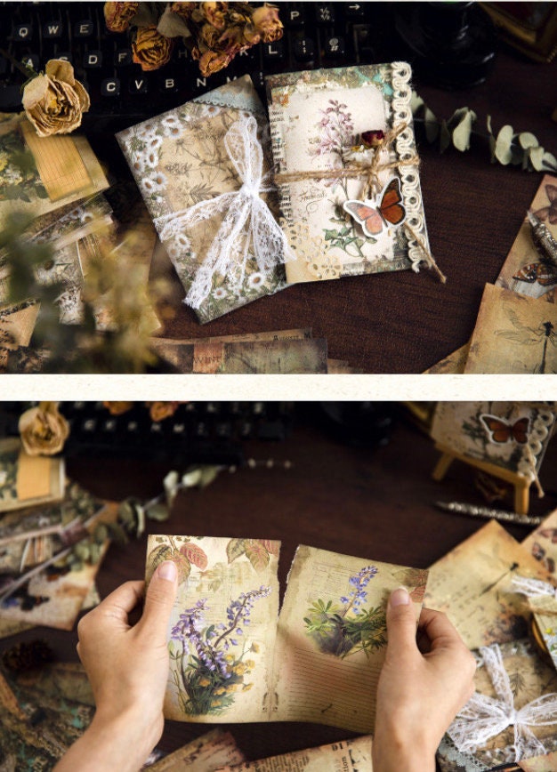 Vintage Style Scrapbook Paper Packs, Collage Paper, Deco Paper, Vintage ...