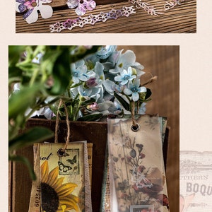 30 Sheets Scrapbook Paper Pack, Vintage Nature Style Collage Paper ...