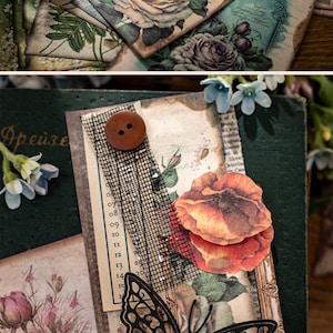 30 Sheets Scrapbook Paper Pack, Vintage Nature Style Collage Paper ...