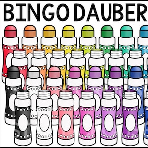 Dab-O-Ink Bingo Daubers - 12 Pack - Yellow - 3 ounce size - Bingo