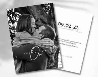 minimalist SAVE OUR DATE