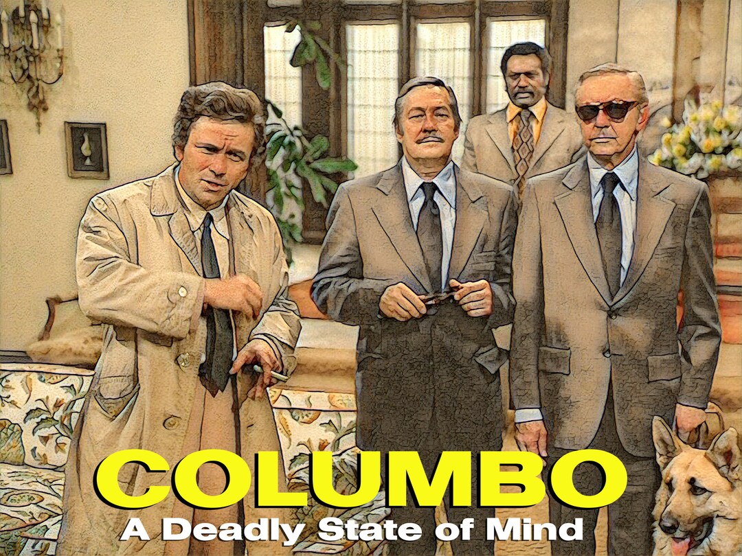 Columbo A Deadly State of Mind A3 Poster Etsy