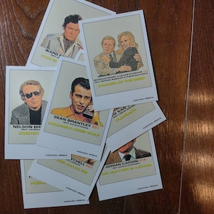 Postales de los villanos de Columbo, tamaño A6