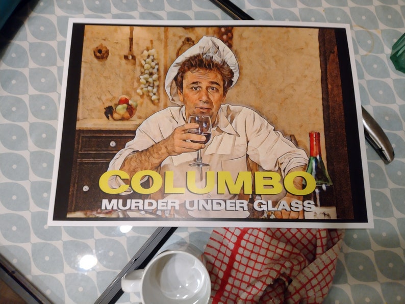 Columbo - Murder Under Glass - A3 Poster - Etsy