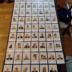Ansichtkaart Columbo Villains. Complete set.