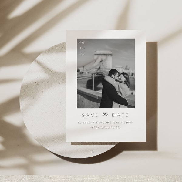 Canva Save Date Template Etsy Canva Save Date Template Etsy