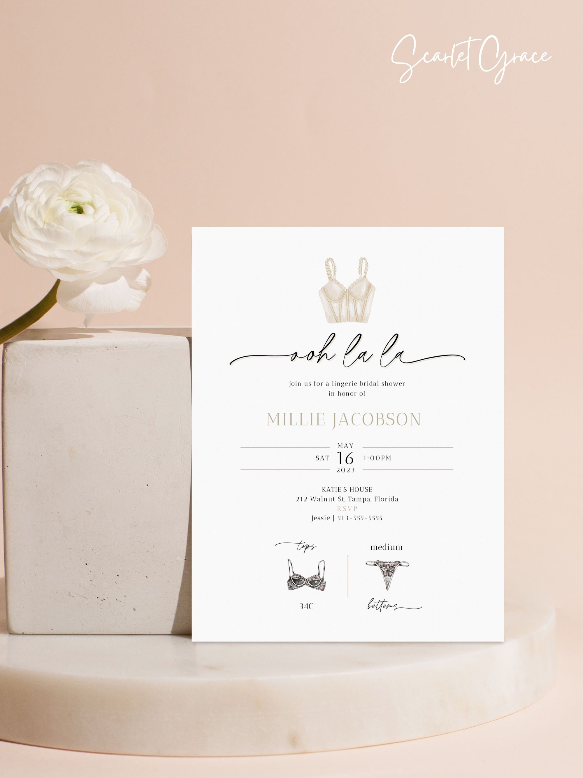 Designer Wedding Lingerie / Modern Bridal Lingerie / Custom Made