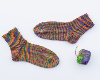 Handgestrickte Socken