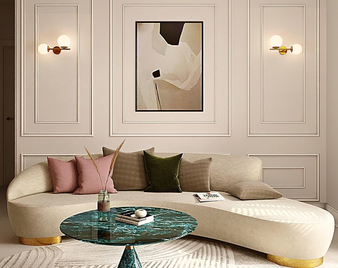 Wall Molding Package Ready to Assemble, Pre-cut Factory Primed, Wall ...